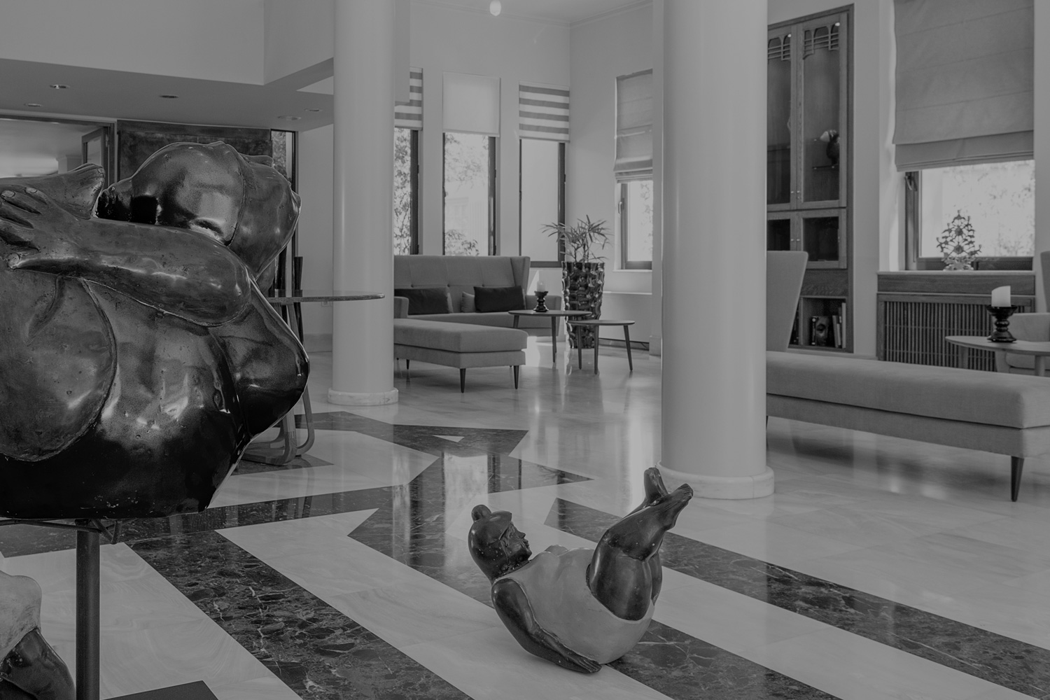 Decoration inside the lobby