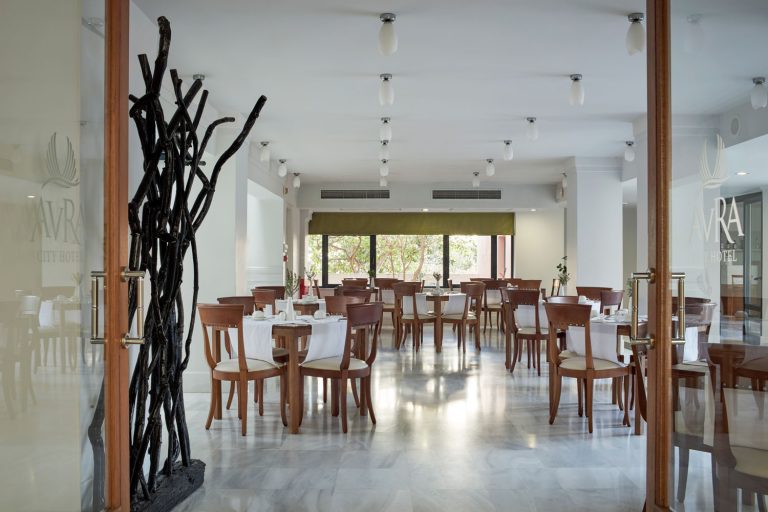 Entry into the restaurant