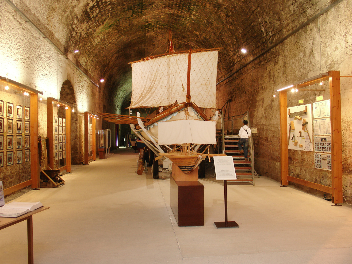 Display of The Minoan Ship