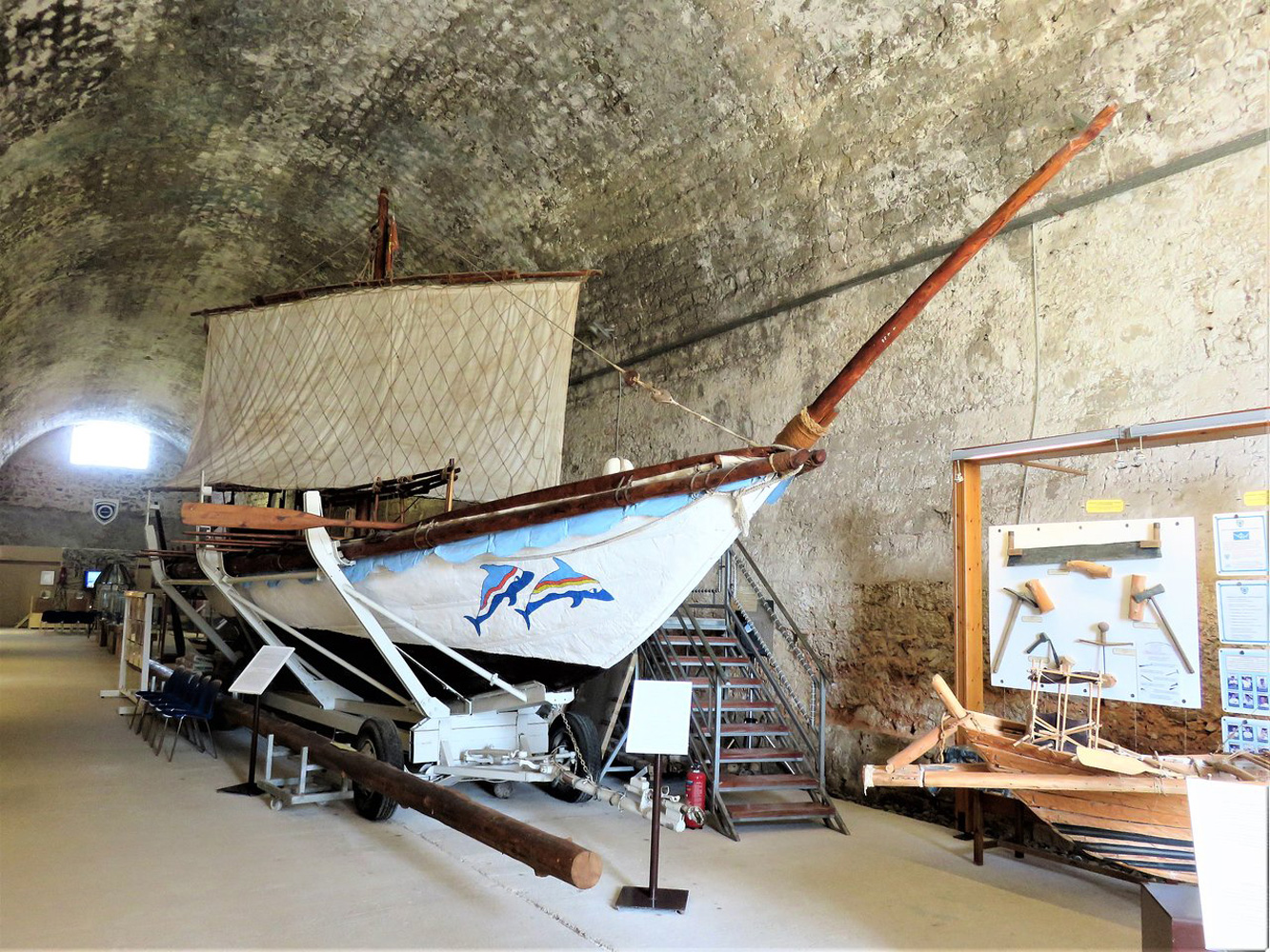 Display of the The Minoan Ship